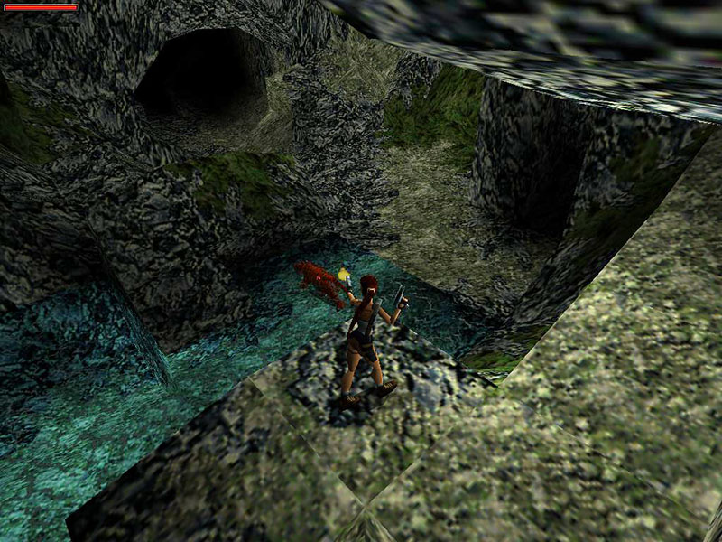 Sparare in Tomb Raider 2 da una distanza di sicurezza