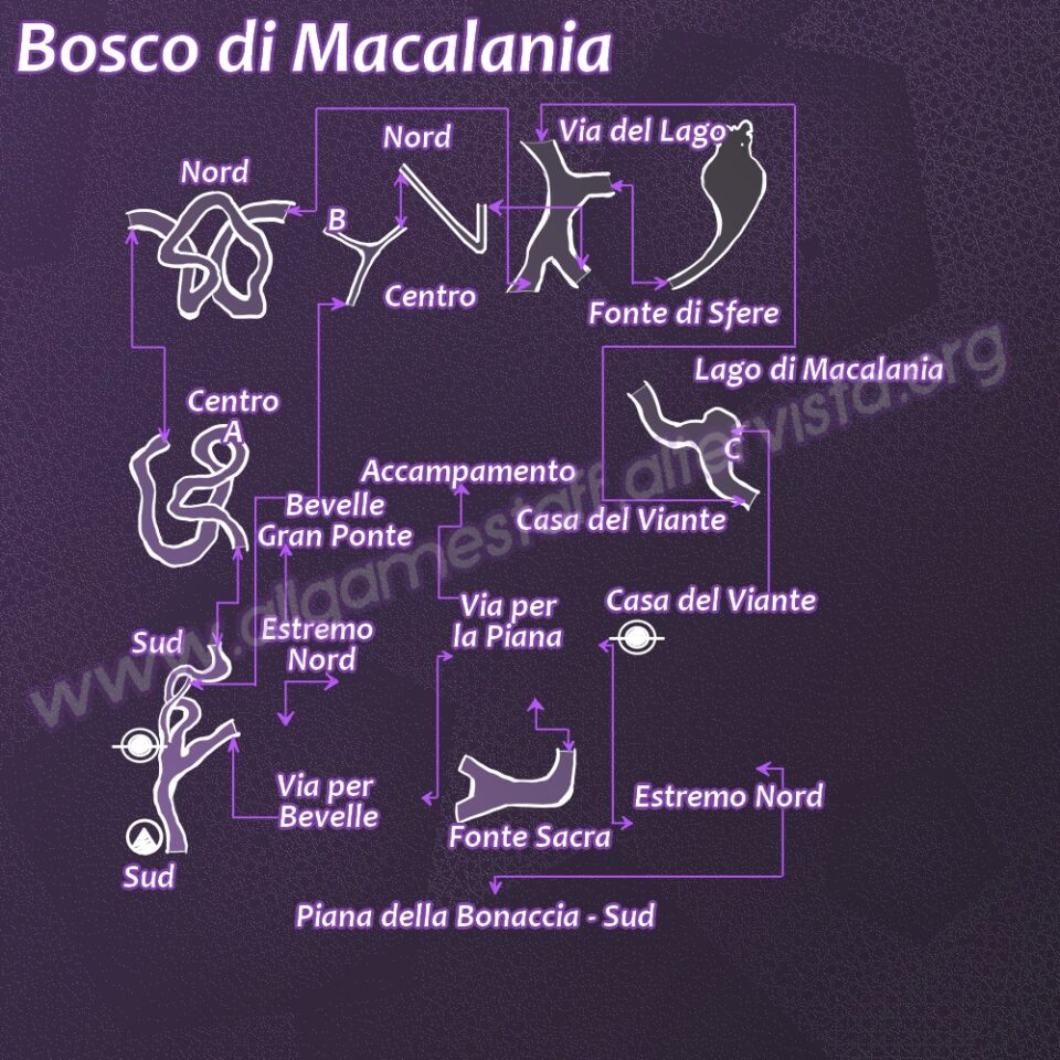 FFX-2: Mappa Bosco Macalania- Capitolo 5