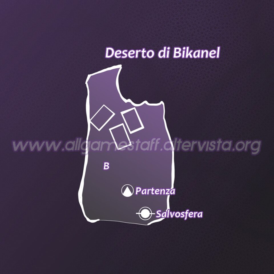 FFX-2 - Mappa Deserto di Bikanel (Capitolo 1)