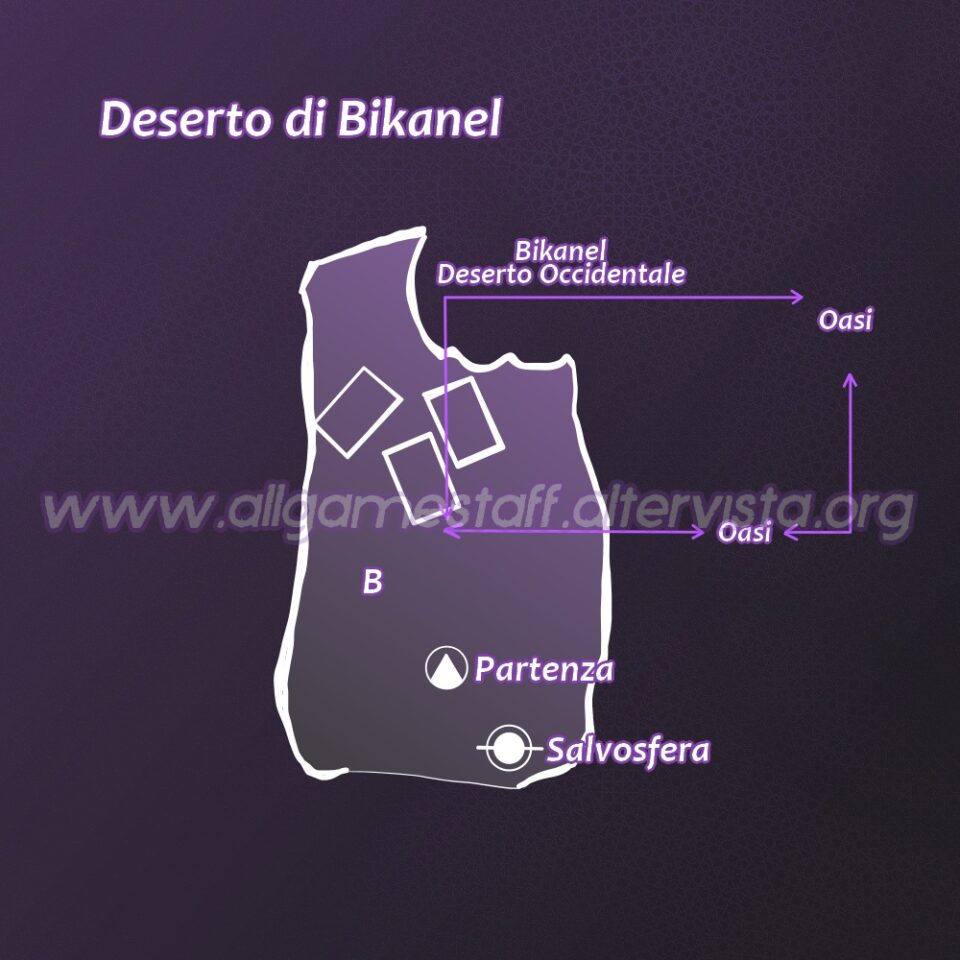 FFX-2 - Mappa Deserto di Bikanel, Capitolo 3