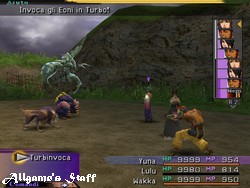 Turbotecniche e Turbo - Final Fantasy X Turbinvoca